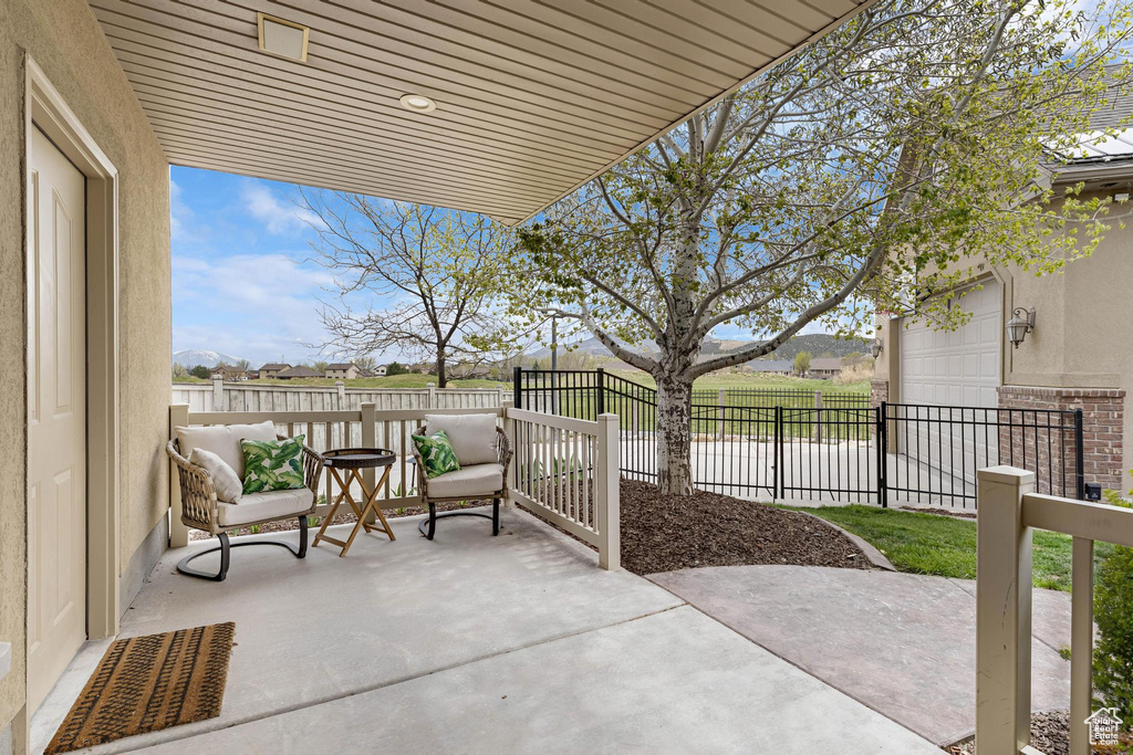 View of patio / terrace with fence