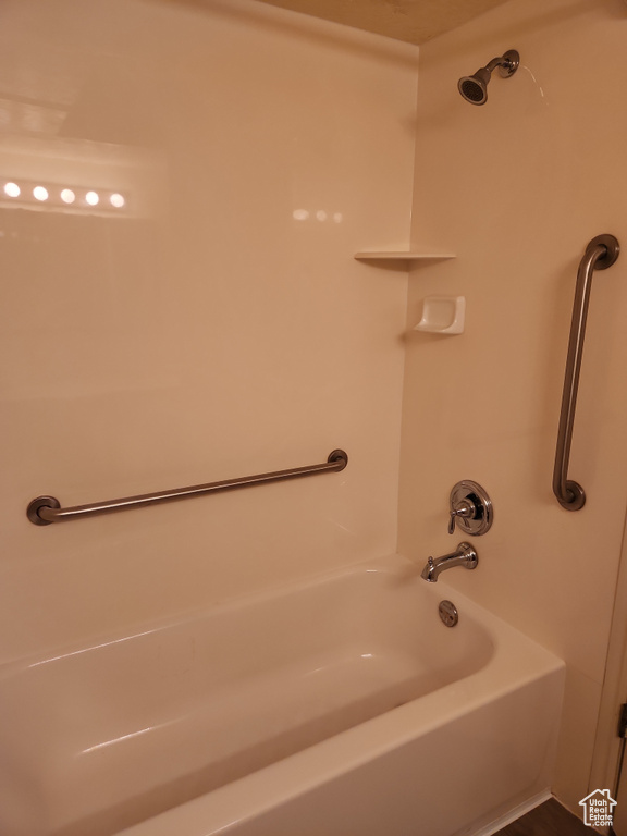 Bathroom featuring bathing tub / shower combination