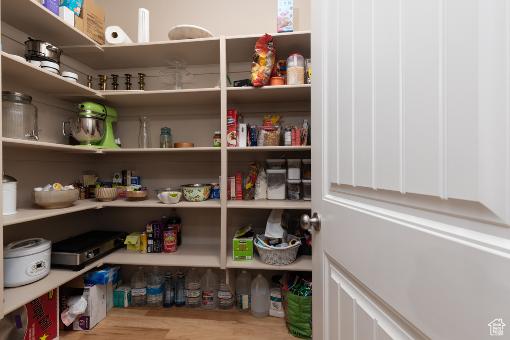 View of storage area