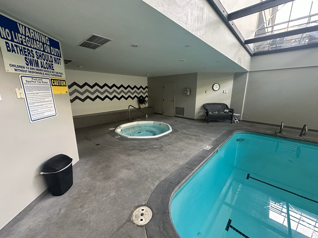 View of pool