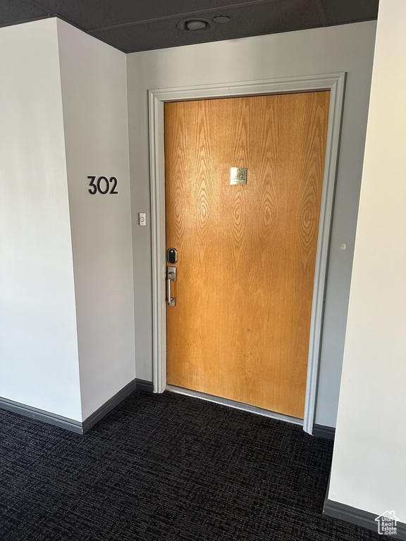 View of exterior entry