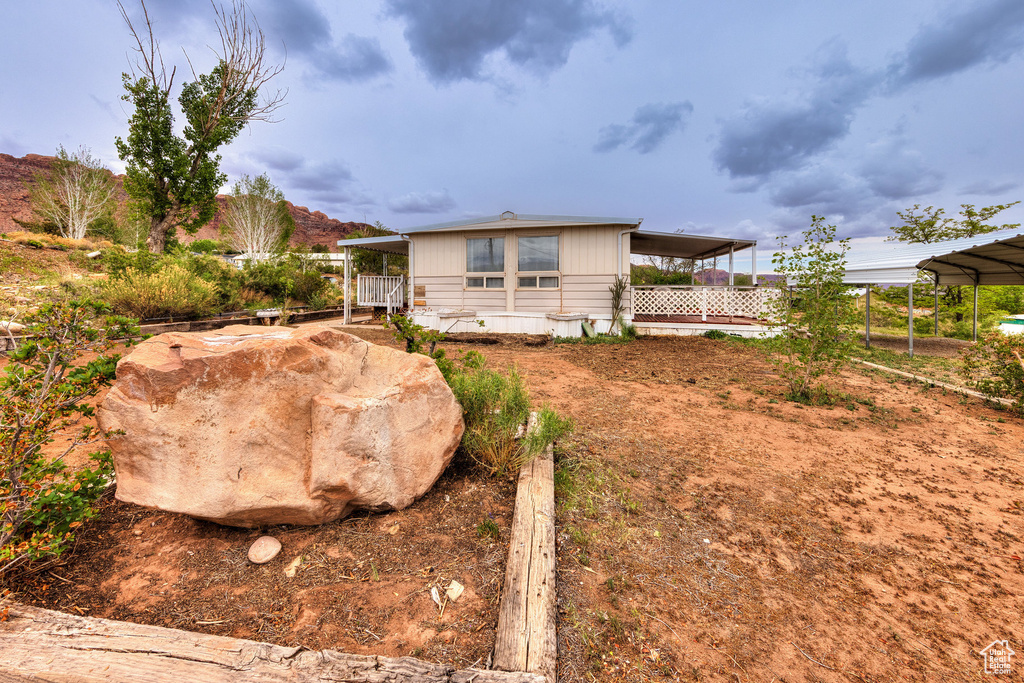 View of side of home
