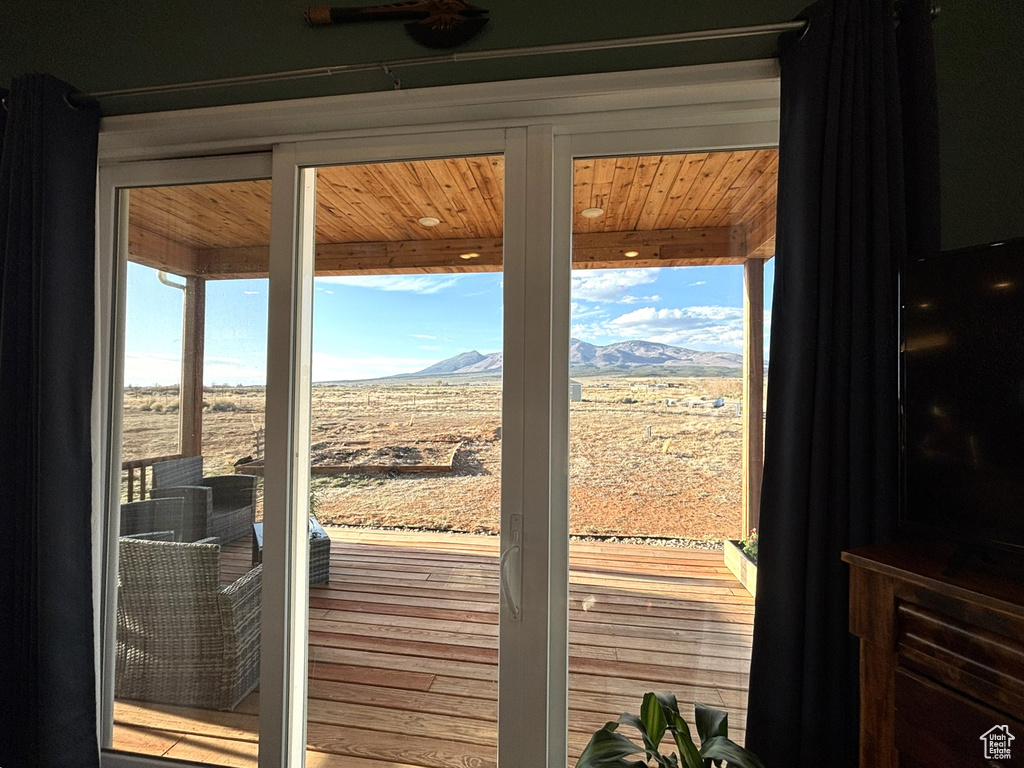 View of doorway to outside