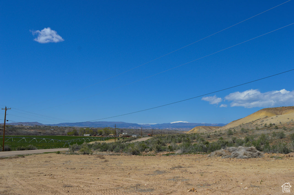 View of mountain feature featuring a rural view