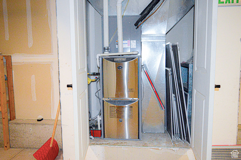 View of utility room