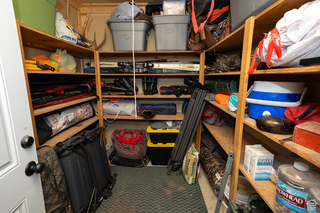 View of storage area