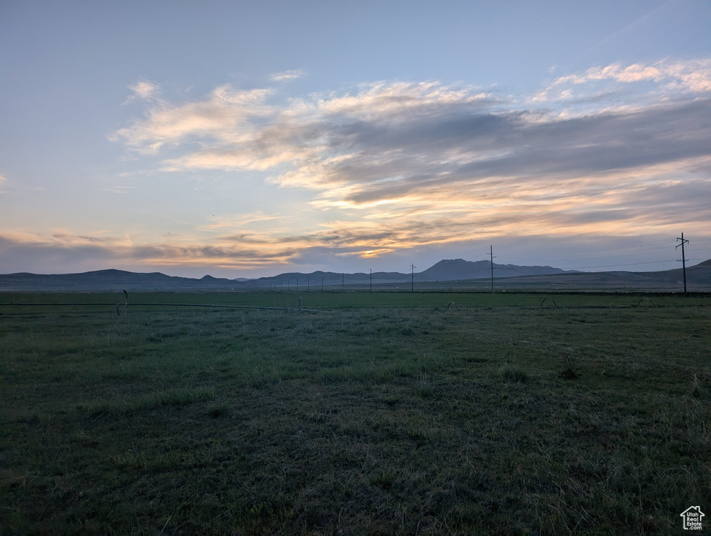 View of mountain feature featuring a rural view