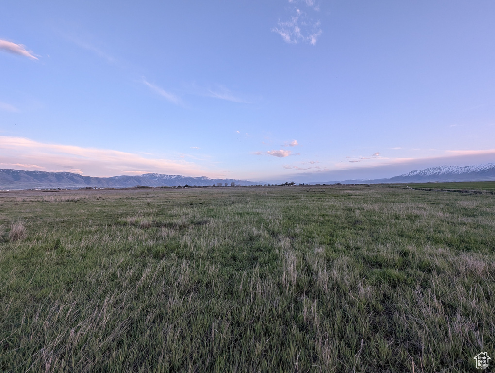 View of mountain feature featuring a rural view