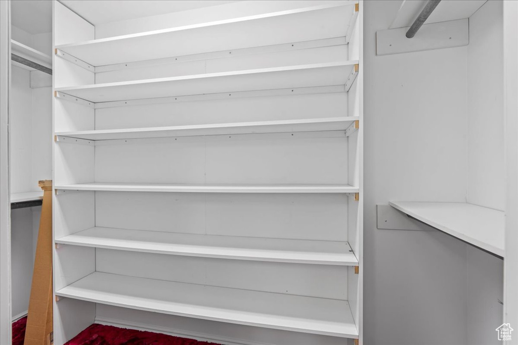 View of spacious closet
