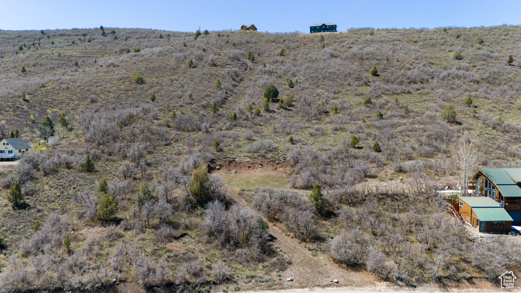 Exterior space with view of desert and a rural view