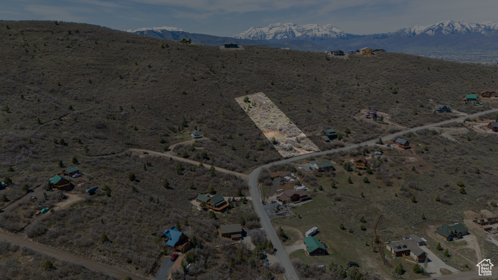 Bird's eye view with a mountain view, a rural view, and a desert view