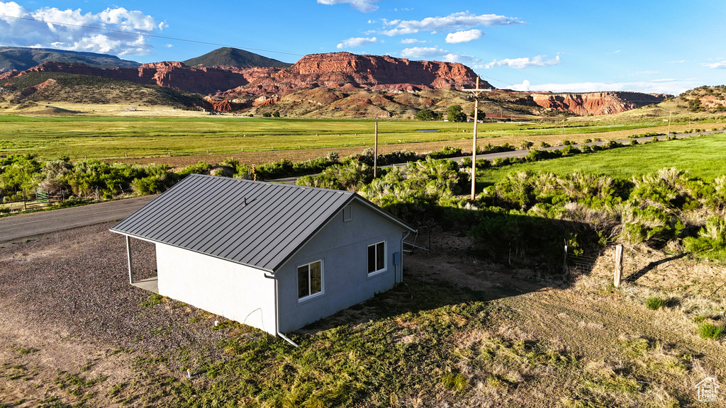 View of mountain feature featuring a rural view