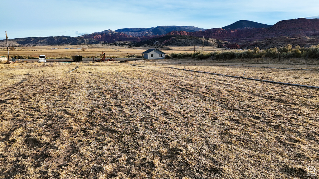 Mountain view with a rural view