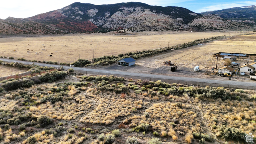 View of mountain feature featuring a rural view