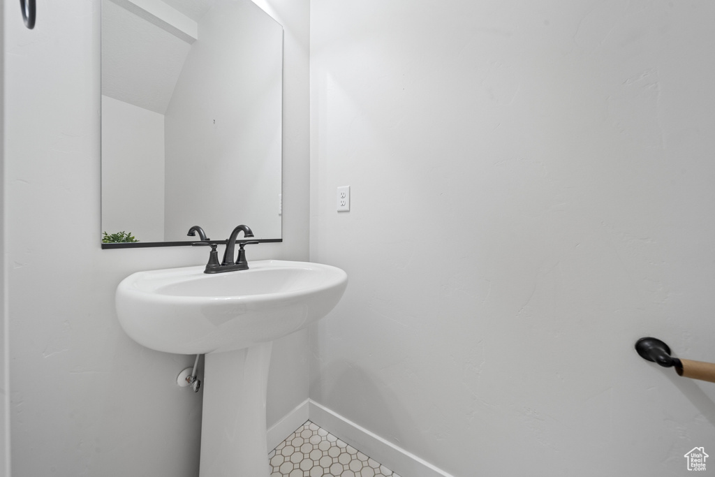 Bathroom with baseboards