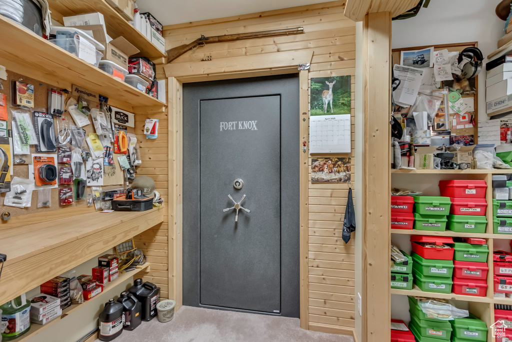 View of storage room