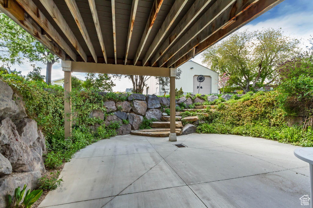 View of patio