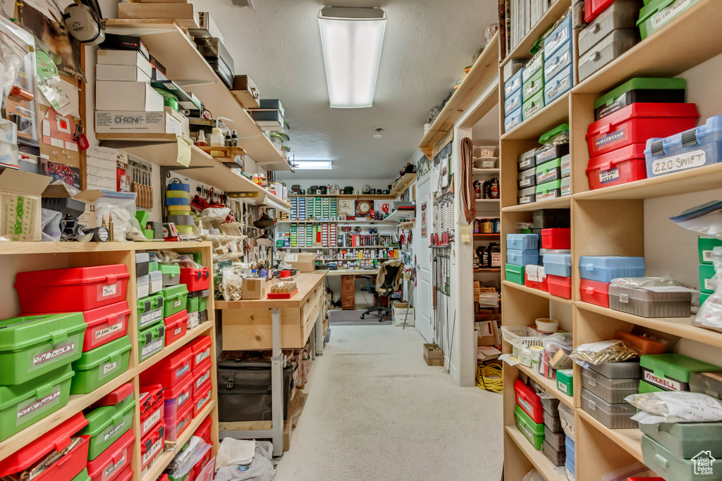 View of storage room