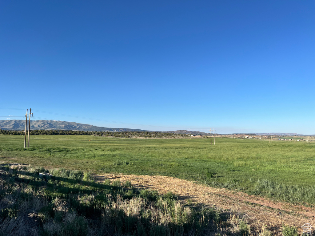 View of mountain feature featuring a rural view