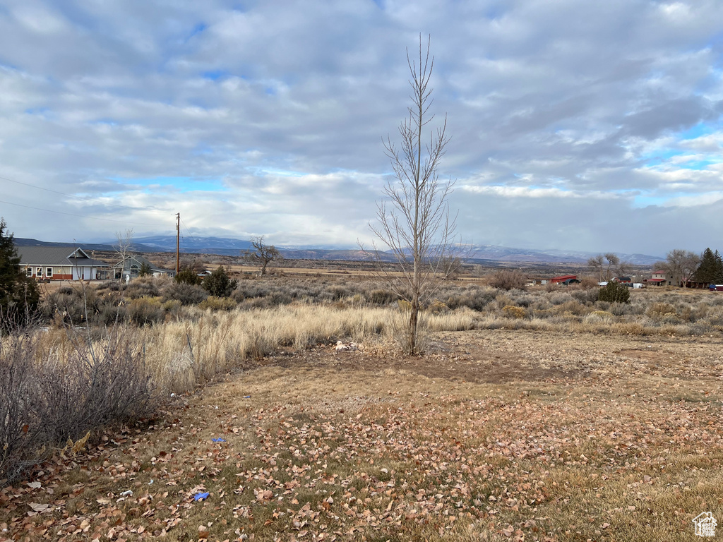 Mountain view with a rural view