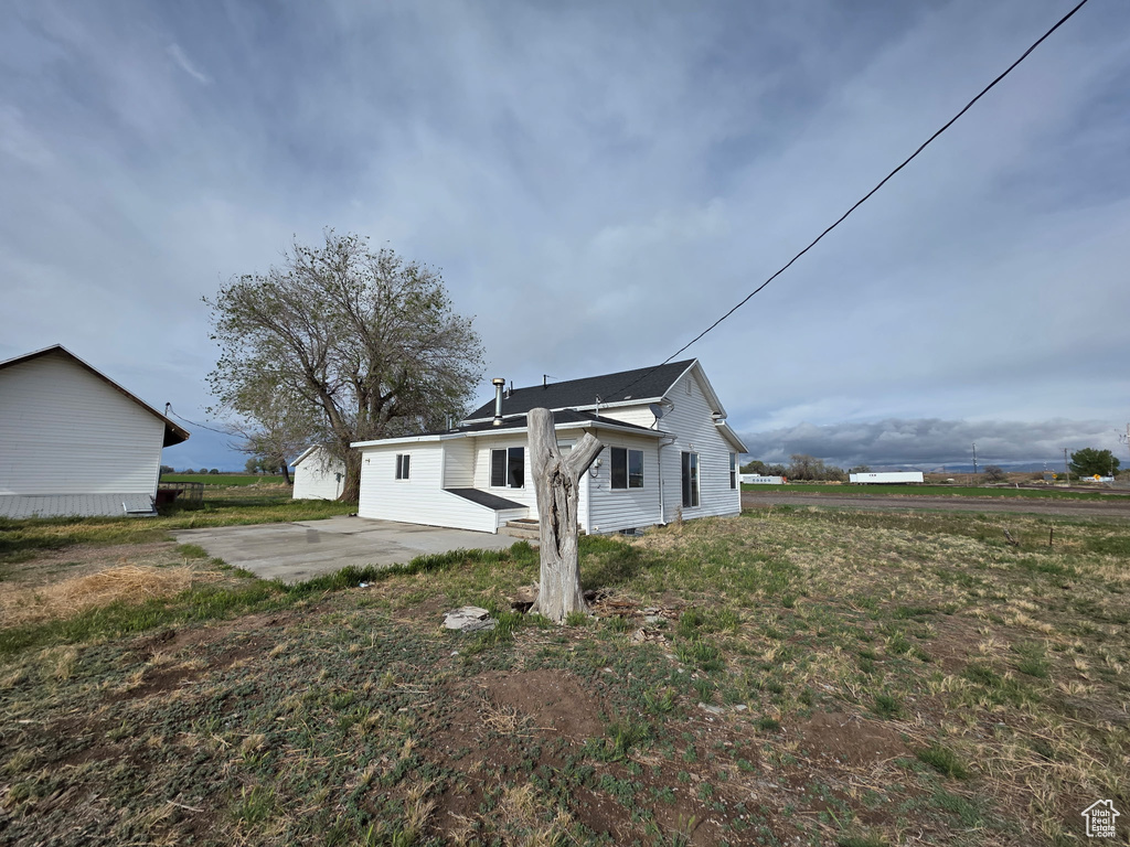 View of back of property