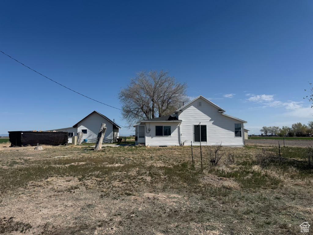 View of back of house