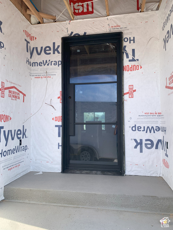Doorway to property