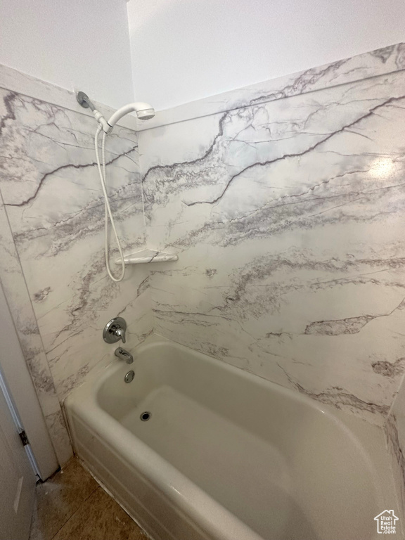 Full bath with washtub / shower combination