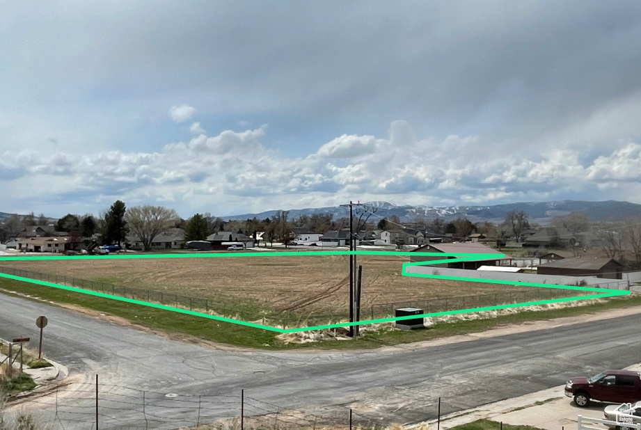View of community with a mountain view