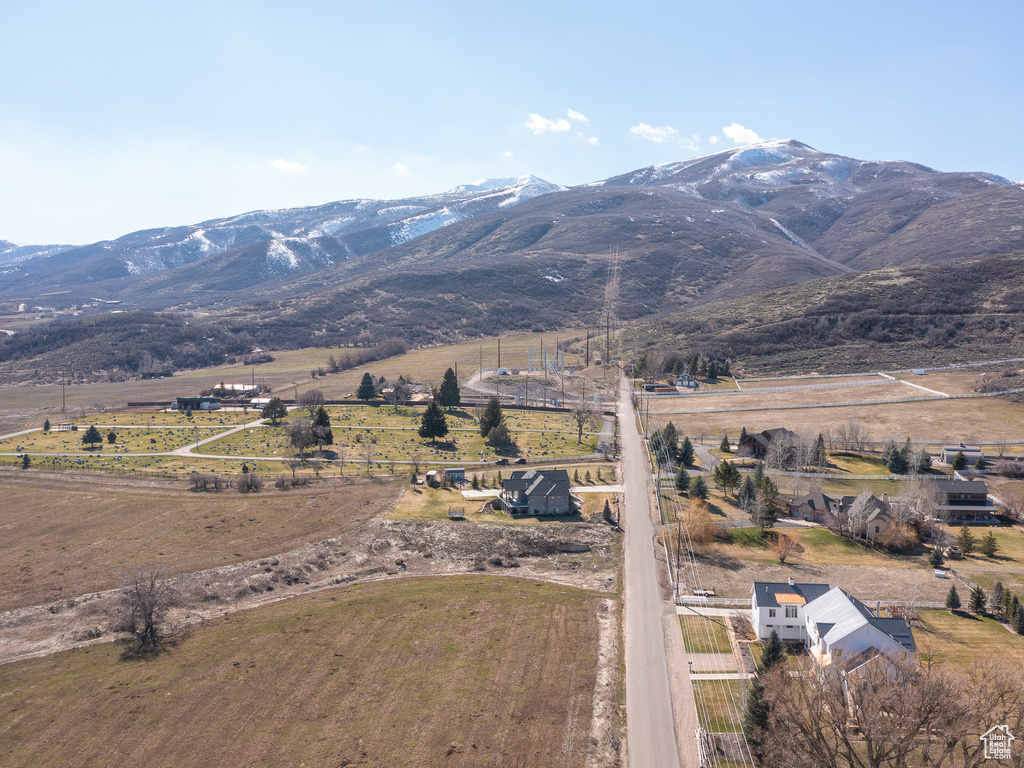 View of mountain feature featuring a rural view