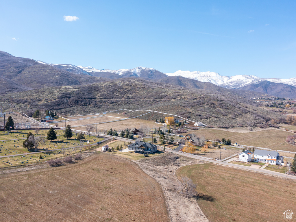View of mountain feature featuring a rural view