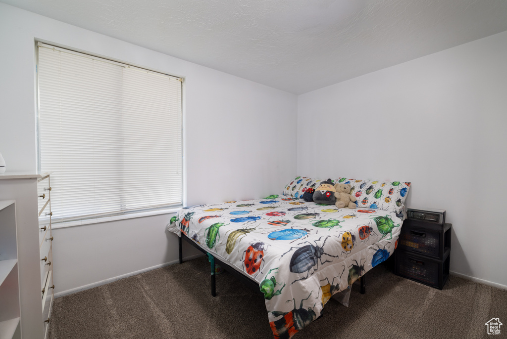 Bedroom featuring baseboards and carpet flooring
