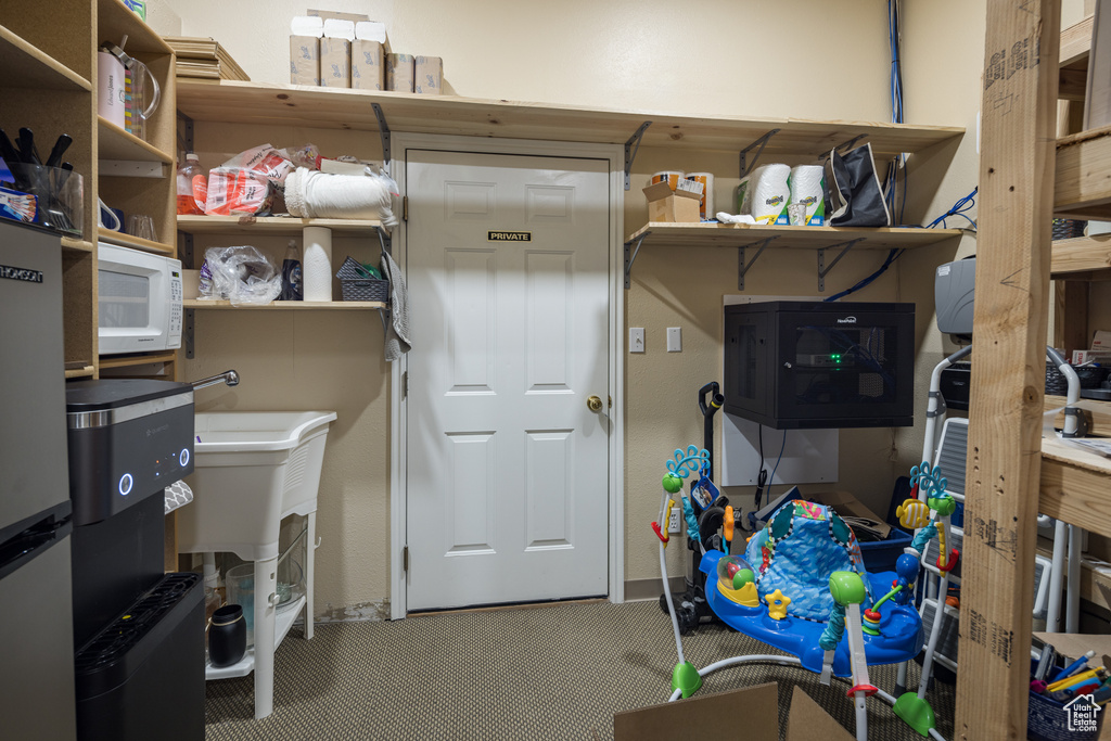 View of storage area