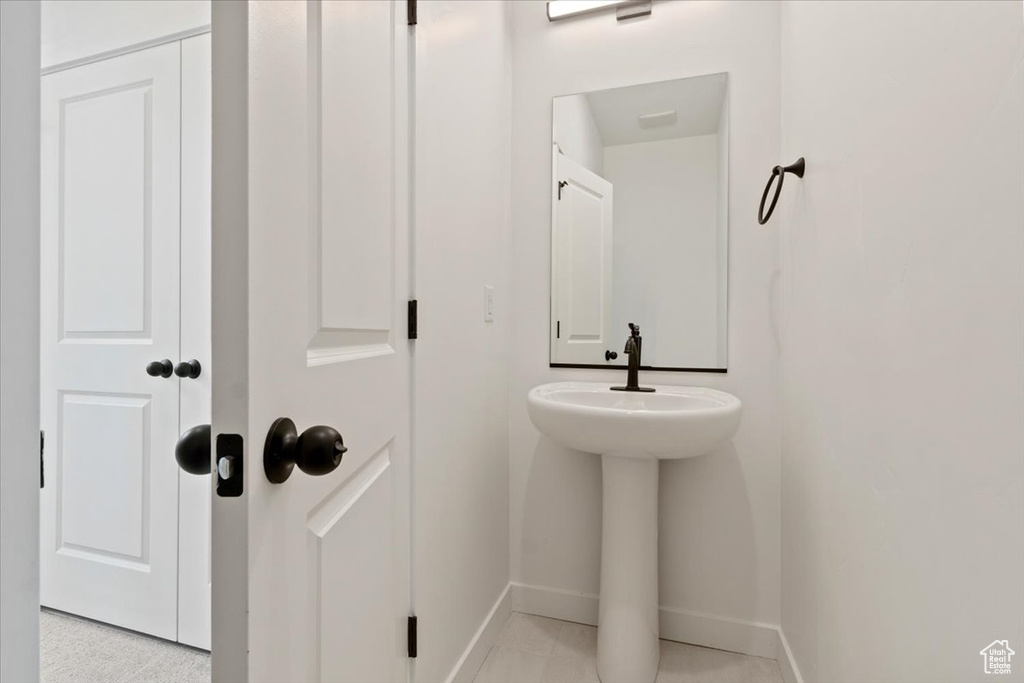 Bathroom with baseboards