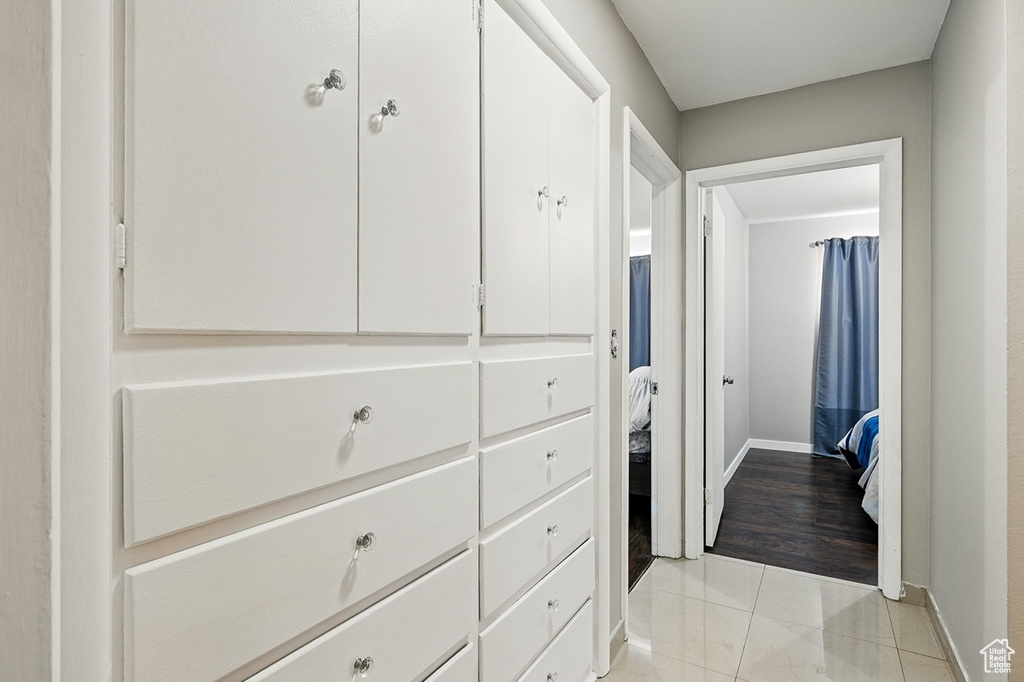 Corridor featuring baseboards