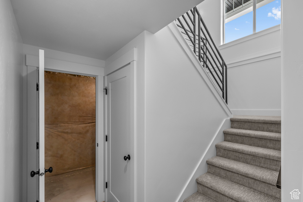 View of stairway