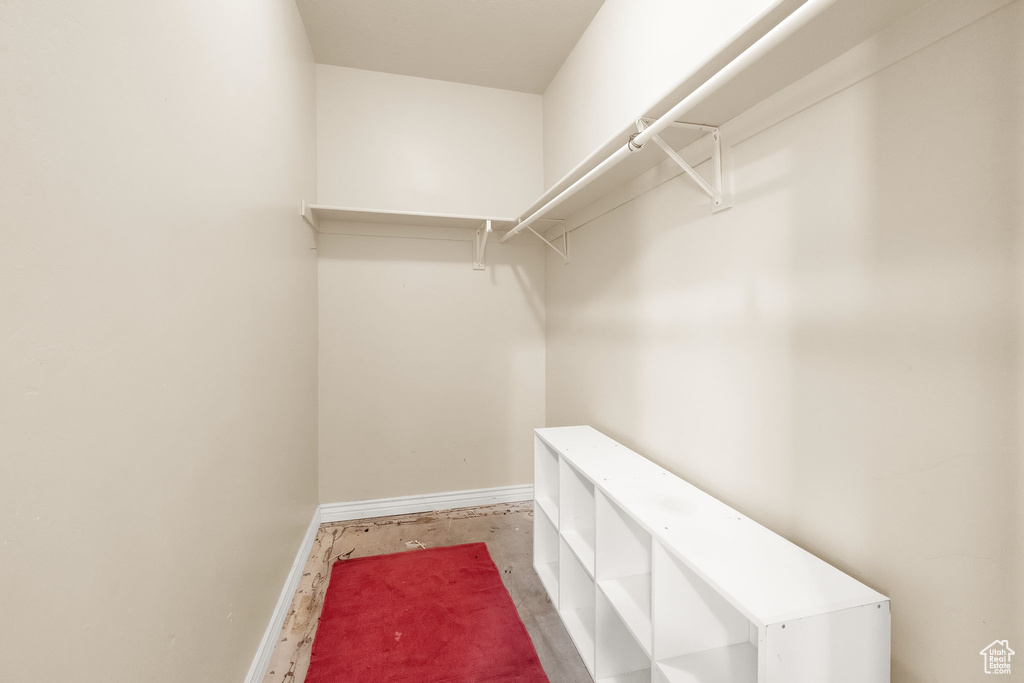 View of spacious closet