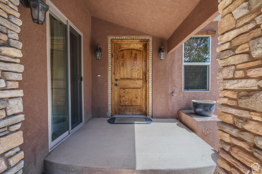 View of property entrance