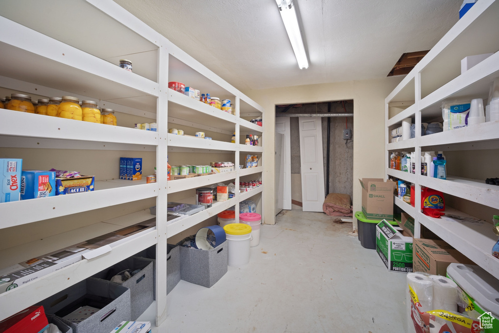 View of storage room