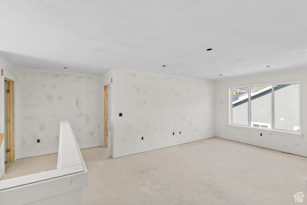 View of spare room