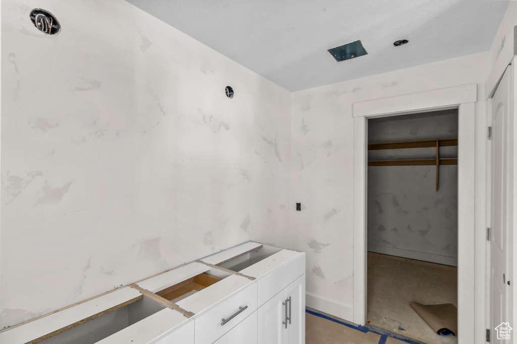 Bathroom with baseboards