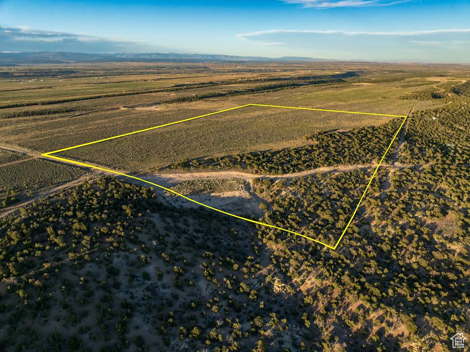 Drone / aerial view featuring a rural view and a mountain view