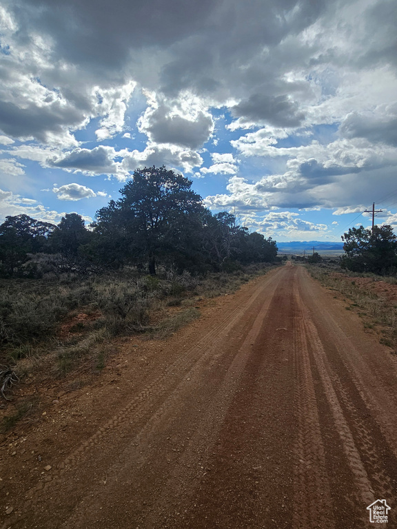 View of street with a rural view