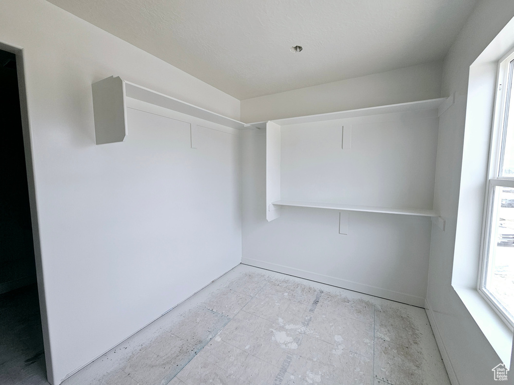 View of spacious closet