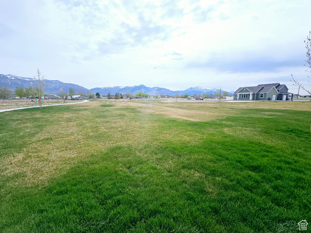 Property view of mountains featuring a rural view