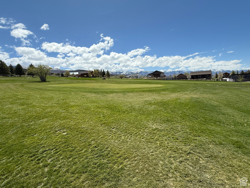 Exterior space featuring golf course view