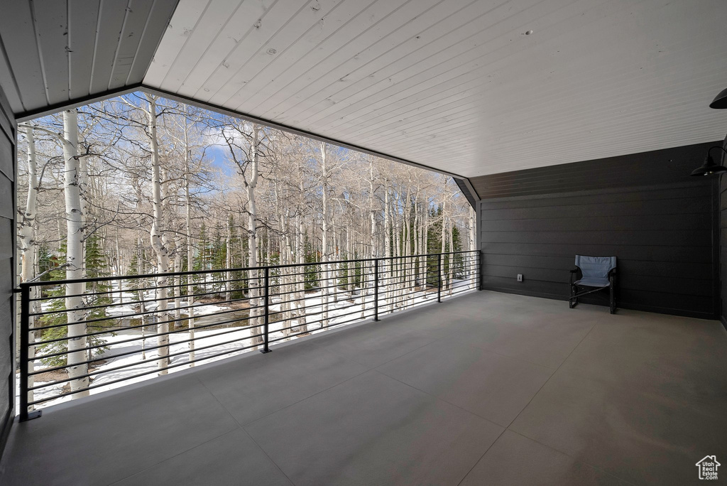 View of patio