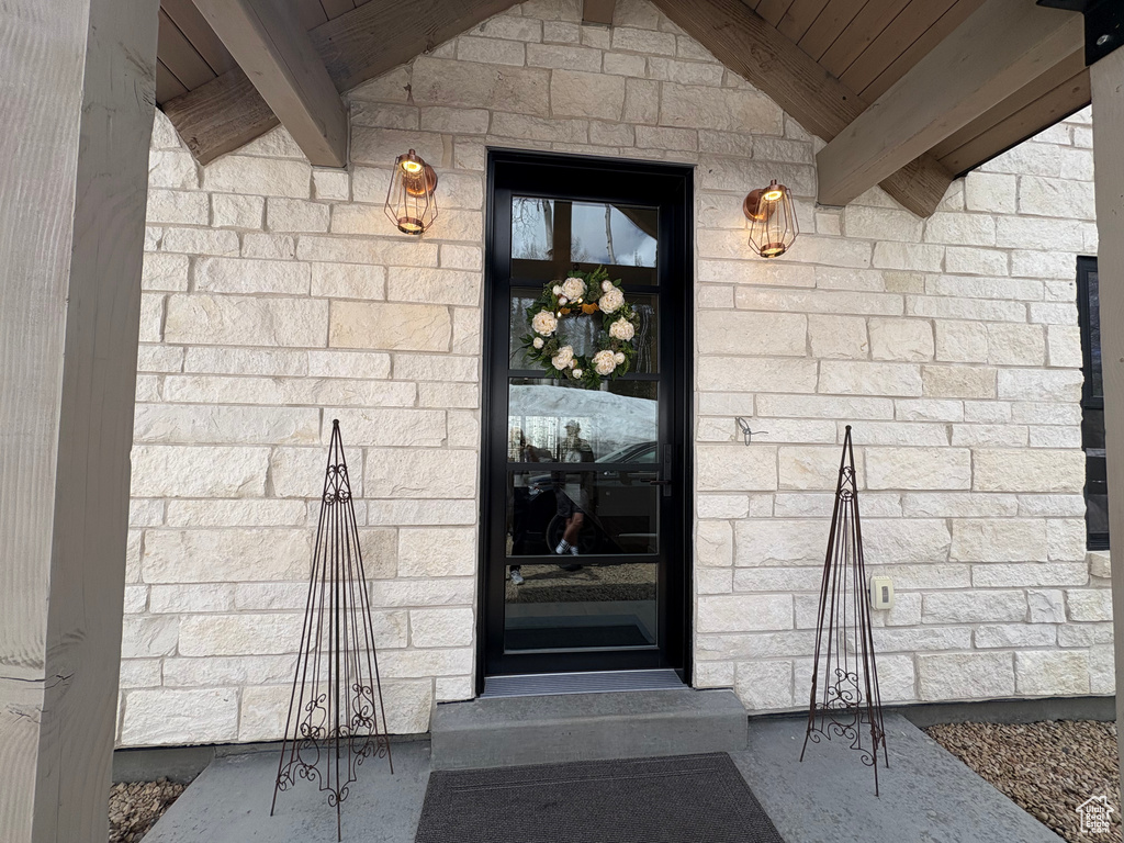 View of entrance to property