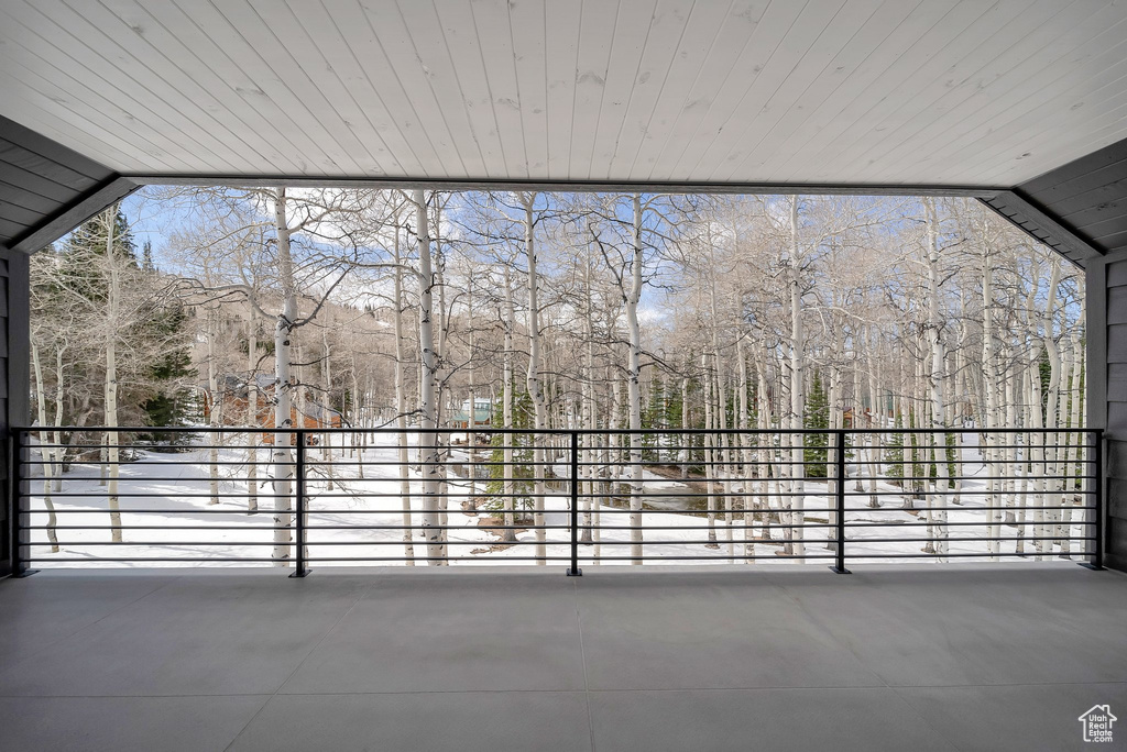 View of patio