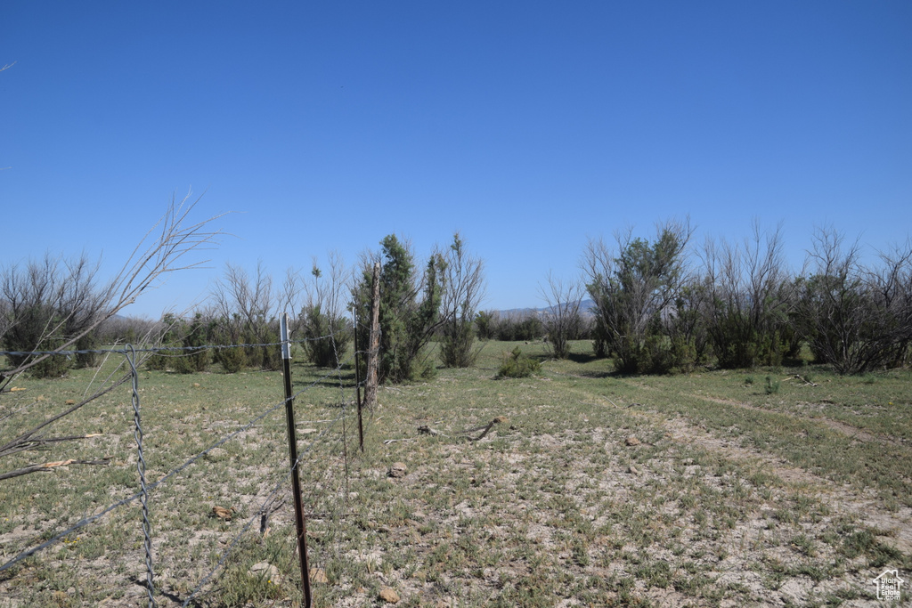 View of yard featuring a rural view